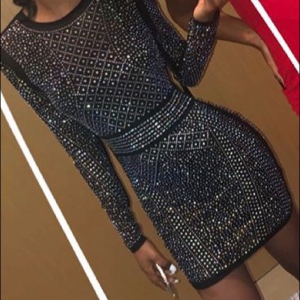 Windsor Diamond Encrusted Cocktail Dress
